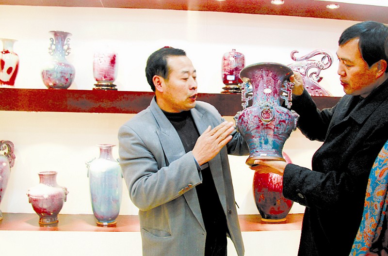 禹州鈞瓷成外交部駐外機(jī)構(gòu)指定禮品