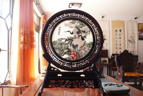 刺繡工藝品收藏價值逐漸凸顯