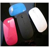 藍(lán)光 2.4G無(wú)線鼠標(biāo) 超薄型(紅，黑，白，藍(lán)）
