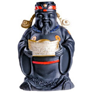 金烏炭雕財神優質活性炭成型JW-SP016