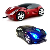 法拉利車型鼠標(biāo) 個(gè)性跑車鼠標(biāo)(紅，黃，藍(lán)，白）
