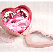 兩碗兩勺精品陶瓷碗桃心盒裝