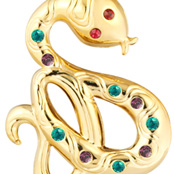 CRYSTOCRAFT (卡斯杜克)蛇（環形）擺件水晶禮品