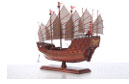 泳順船高檔木質仿古船模型