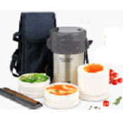 維艾正品不銹鋼雙層真空保溫飯盒保溫桶便當盒餐具套裝WA-BFH20L 