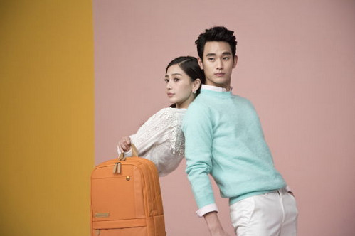 金秀賢Angelababy雙雙出任新秀麗形象大使