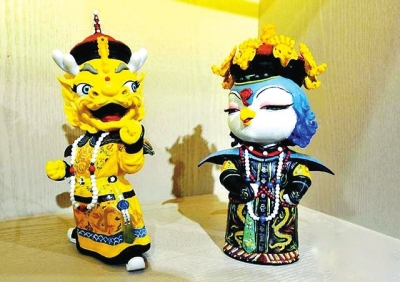 北京故宮首發(fā)龍鳳吉祥物 明年元旦有售