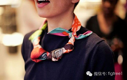 絲巾的“另類玩法”可以玩得醬紫酷！！