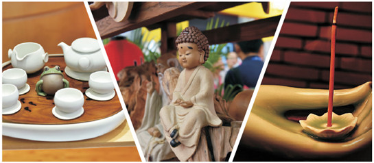 禪意慢生活，深圳禮品展開“佛禪茶香”館